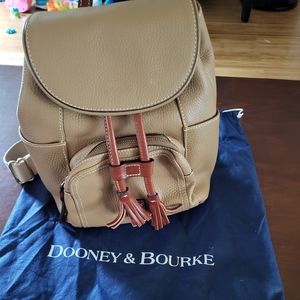 Dooney & Bourke Tan Murphy Pebble Grain Backpack